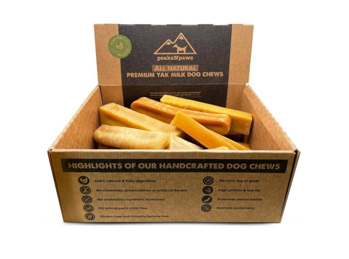 5 Pound Yak Chew Display Box Jumbo
