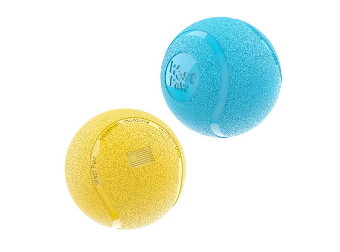 Boundr® 2-Pack Dog Toy Ball for Play, Chew, and Fetch Glow
