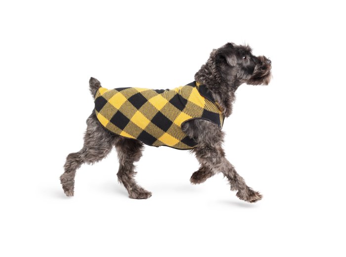 Stretch Fleece Sizes 14-30 Mulberry Plaid