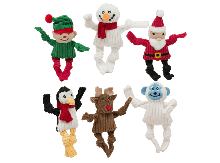 Santa's Workshop Wee Huggles® Dog Toys (6pk)