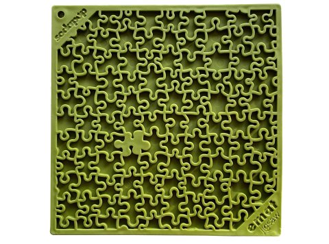 Jigsaw Design Emat Enrichment Licking Mat Blue