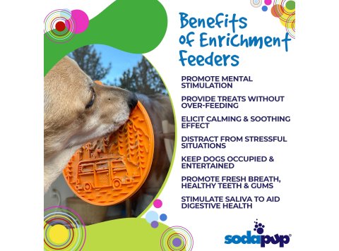 Camp eMat Enrichment Lick Mat With Suction Cups Green