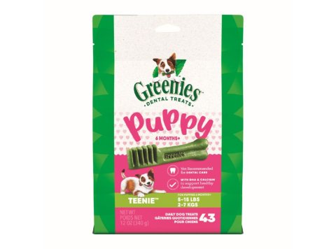 Greenies Puppy 6+ Months Dog Dental Treats Teenie, 1ea/12oz.