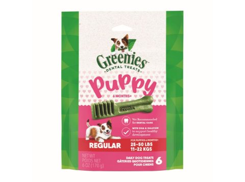 Greenies Puppy 6+ Months Dog Dental Treats Regular, 1ea/6oz.