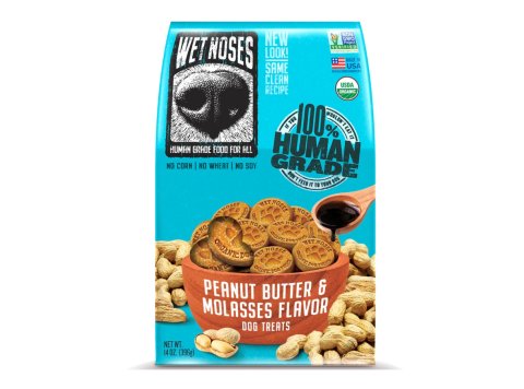 Wet Noses Dog Peanut Butter & Molasses 14oz.
