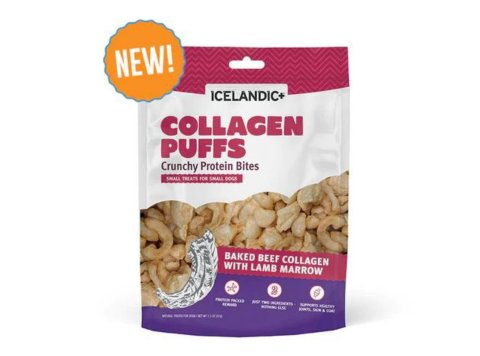 Icelandic Dog Collagen Puffs Bites With Marrow 1.3oz.