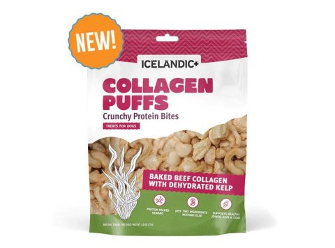 Icelandic+ Dog Collagen Puffs Bites with Kelp 2.5oz