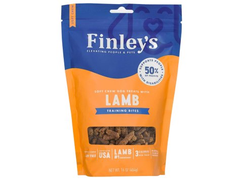 Finleys Dog Soft Chew Training Bites Lamb16oz.
