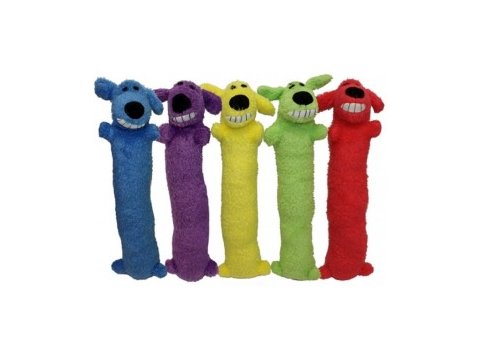 Multipet Loofa Dog Assorted Colors Jumbo