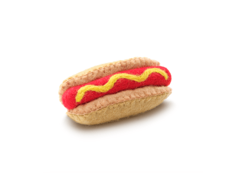 Hot Dog Cat Toy