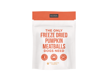 The Only Freeze Dried Pumpkin Meatballs Dogs Need 7 oz bag