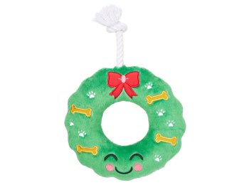 Howliday Christmas Wreath Dog Toy
