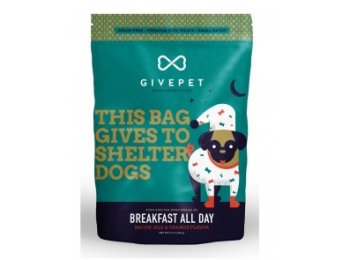 GivePet Crunchy Dog Treats Breakfast All Day 12 Oz.