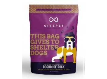 GivePet Crunchy Dog Treats Doghouse Rock 12 Oz.