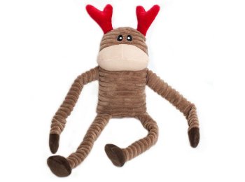 Holiday Crinkle - Reindeer - Large - Happy Hour Crusherz - Holiday (3-pack) - Christmas Dog ToyDog Toy