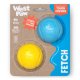 Boundr® 2-Pack Dog Toy Ball for Play, Chew, and Fetch Glow