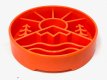 Great Outdoors Design eBowl Enrichment Slow Feeder Bowl for Orange