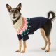 Fair Isle Bobble Holiday Dog Sweater M