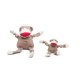 Stuey Sock Monkey Knottie® Plush Dog Toy Large