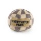 Checker Chewy Vuiton Ball Squeaker Dog Toy Small / Mini