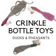 Eco-friendly Recycled Bottle Crinkle Bird Toys Pet-Safe and Duck XL