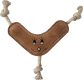 TUFF TOYS Leather Dog Toys made of Durable water buffalo lea Bone