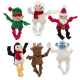 Santa's Workshop Wee Huggles® Dog Toys (6pk)