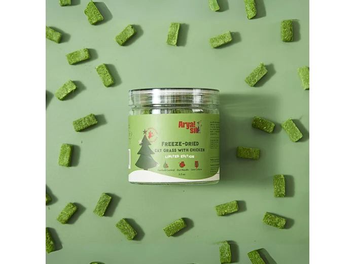 Freeze-Dried Cat Grass