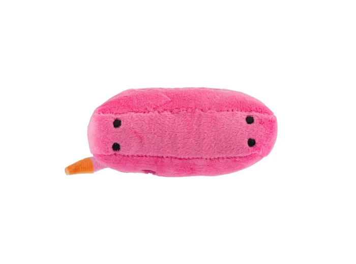 Barkin Bag - *CHIC DOGGIE* Pink w/ Scarf Squeaker Dog Toy Small / Mini
