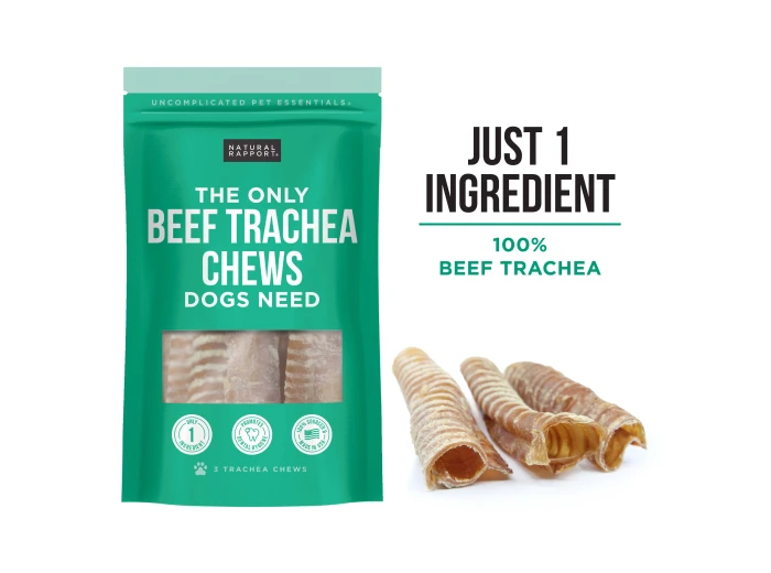 The Only Beef Trachea Chews Dogs Need
