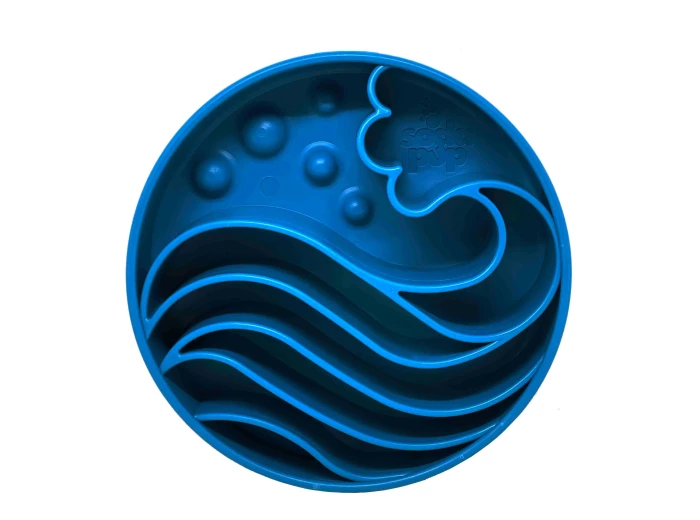 Wave Design eBowl Enrichment Slow Feeder Bowl for Dogs