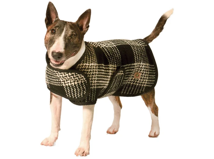 Black and White Dog Blanket Coat XXL