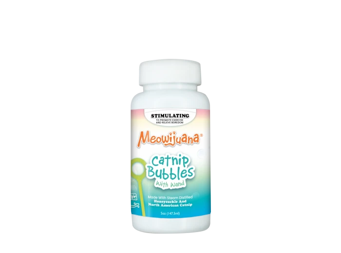 5 Ounce Catnip Bubbles with Honeysuckle