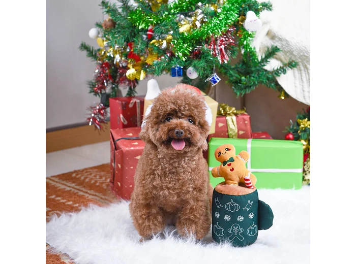 HugSmart Pet - Happy Woofmas    | Gingerbread Latte