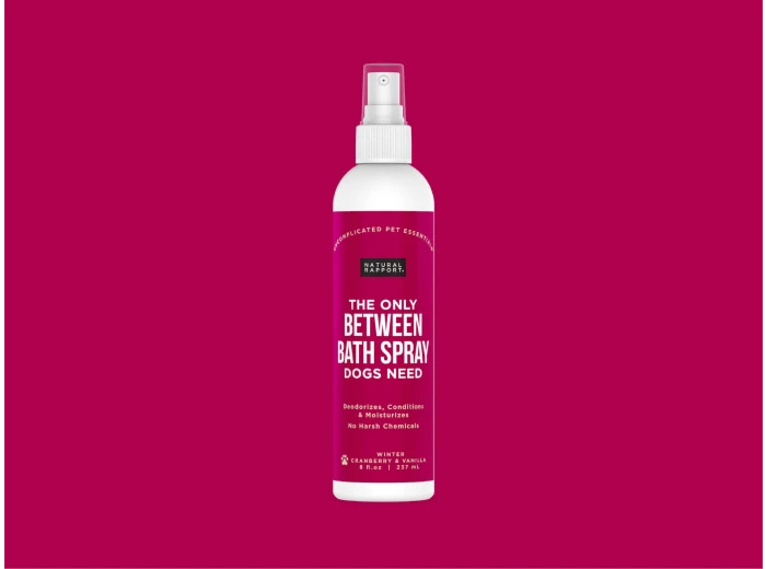 The Only Between Bath Spray Dogs Need - Cranberry & Vanilla 8 ounce
