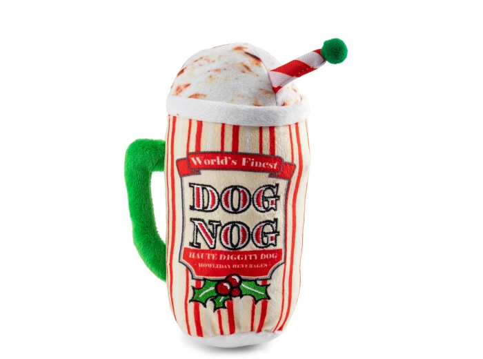 Holiday Dog Nog Stocking Stuffers Christmas Dog Toys