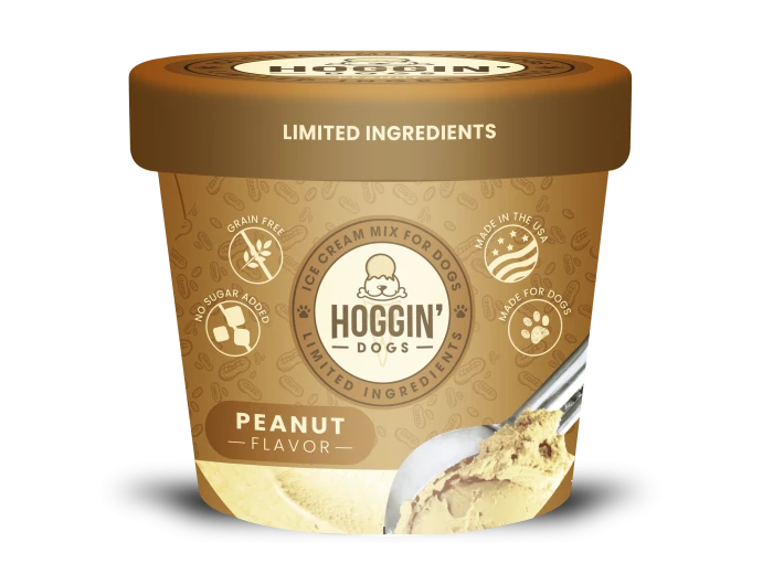 Hoggin' Dogs No Sugar Added Ice Cream Mix for Dogs Prime Rib
