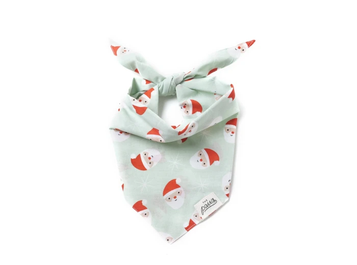 Claus Christmas Dog Bandana XS
