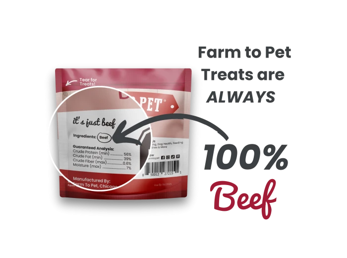 Beef Chips Snack Packs for Dogs (24)