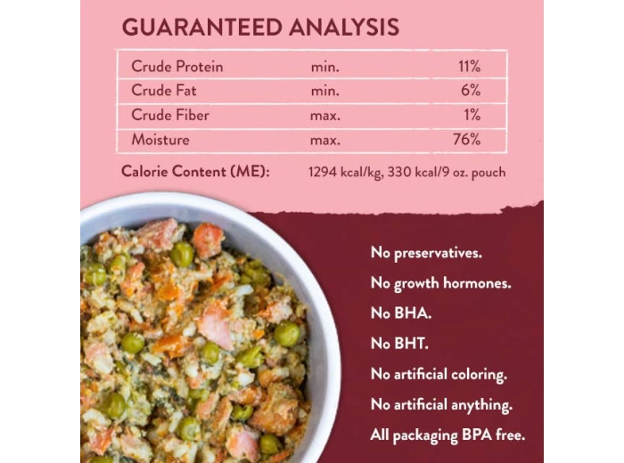 Wally's Salmon N' Rice Homestyle Dog Meal