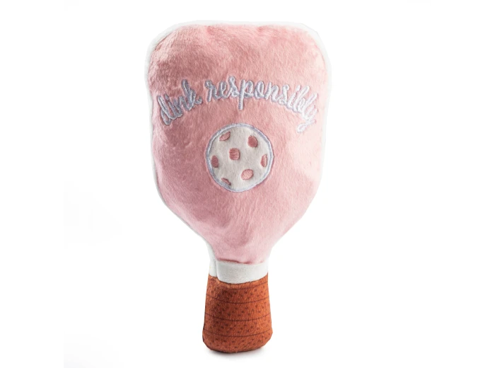 Pink Checker Pickleball Paddle by Haute Diggity Dog