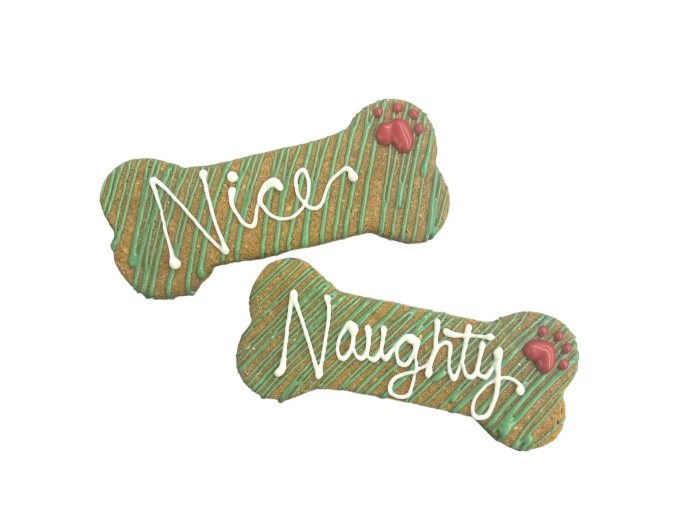 Paws Gourmet Bakery Holiday Naughty Nice Bones