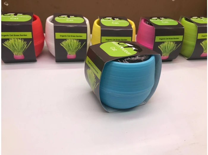Cat Grass Ball Pink