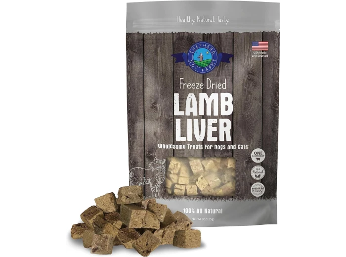 Freeze Dried Lamb Liver Treats 8oz