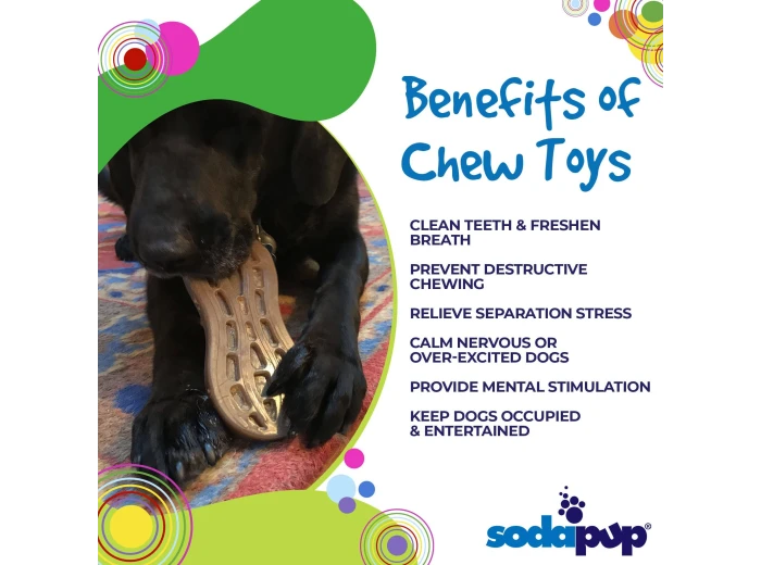 SP Nylon Peanut Chew Toy - Medium/Large - Brown