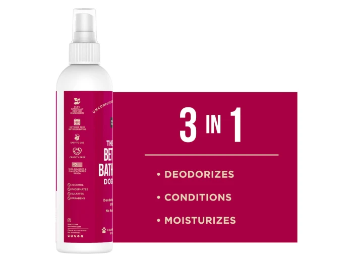 The Only Between Bath Spray Dogs Need - Cranberry & Vanilla 8 ounce