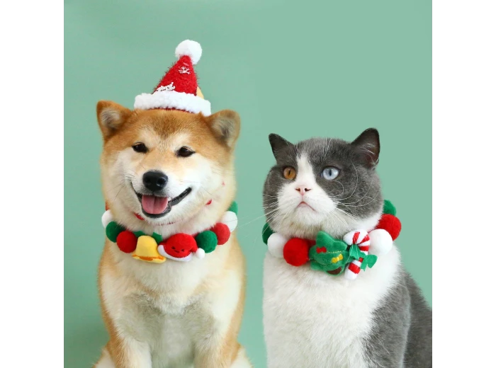 Chrismoo - Christmas Collar for Cats & Dogs Tree