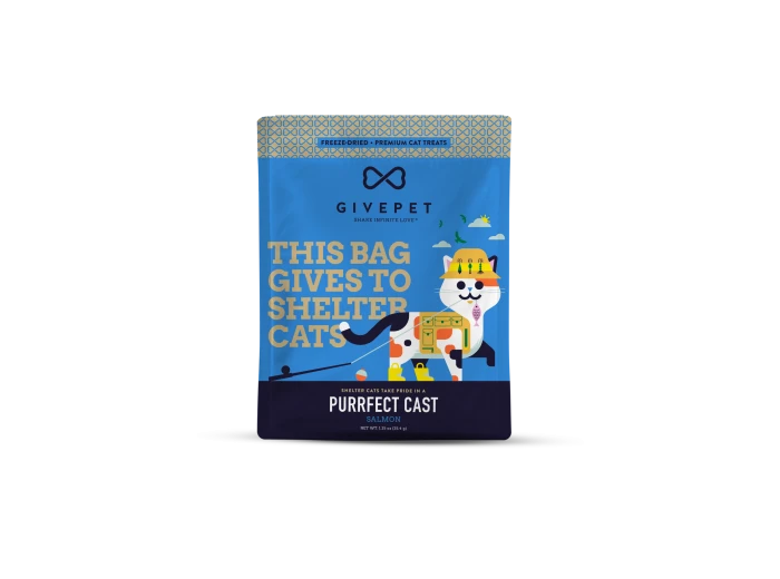 GivePet Purrfect Cast Freeze Dried Cat Treats