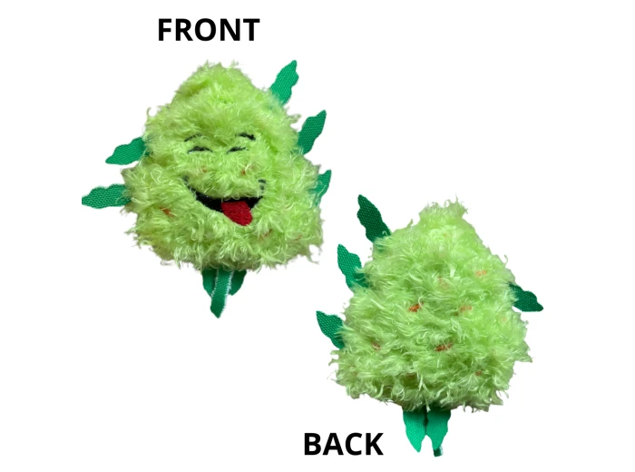 Bud Jr. the Weed Nug | Funny Cat Toy | Cool Plush Catnip Toy