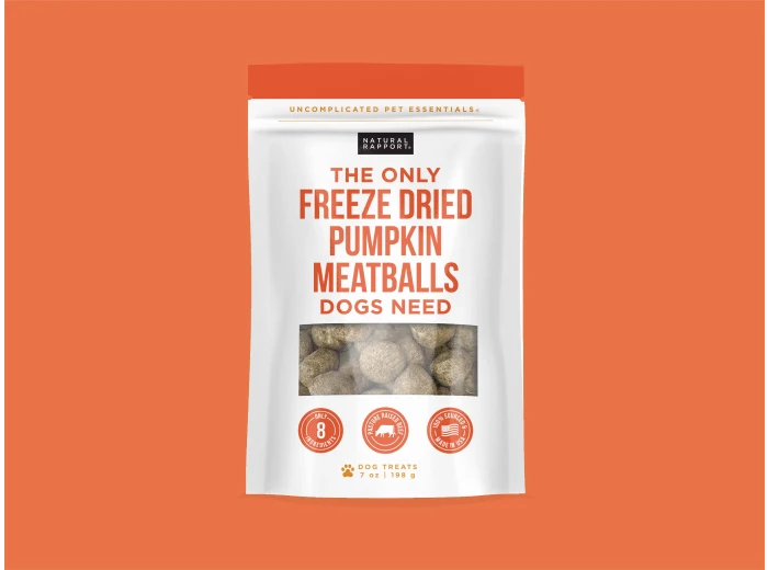 The Only Freeze Dried Pumpkin Meatballs Dogs Need Bulk - 5 pounds